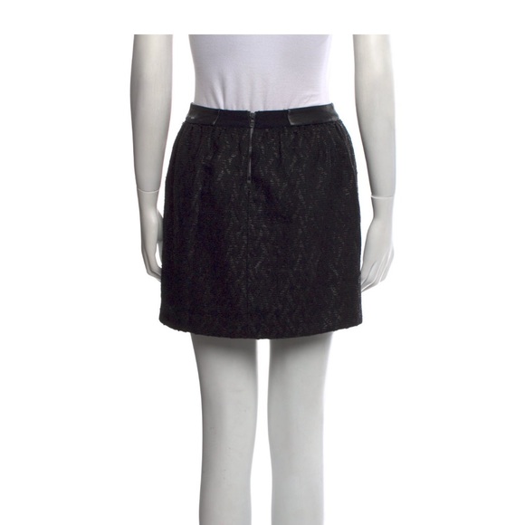 Alice + Olivia Mini Skirt - Black, 0 - Picture 3 of 4